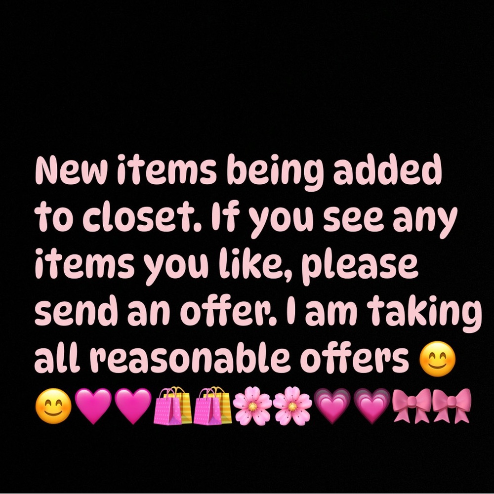 New Items Added - Accepting Reasonable Offers
